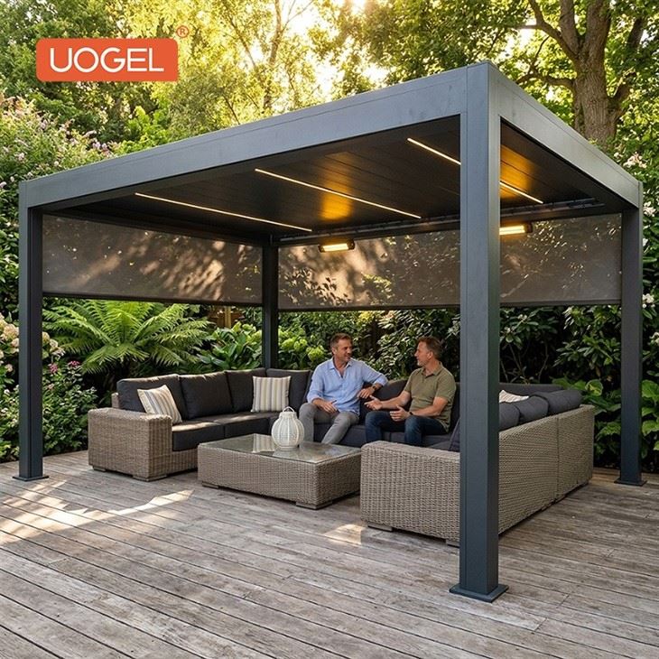 26.7.24-Bioclimatic Aluminum Louvered Pergola-1